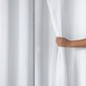 Cortina Tecido Blecaute com Voil Liso 4,00m X 2,70m Dual Forro para Sala Quarto Blackout Branco - 4
