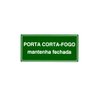 Placa Porta Corta Fogo - M4 - 1