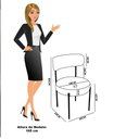 Ver imagem 7 de Mesa Jantar Vidro 200cm Off Kit 8 Cadeiras Aço Preto Napoli Bege H02 - D'Rossi