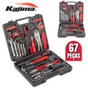Ver imagem 1 de Maleta De Ferramentas Profissional Kajima JFH67P Com 67 Peças Sistema Soft Grip Maior Resistência