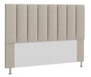Ver imagem 1 de Cabeceira Estofada Cama Box Queen 160 Cm Carla - Bege