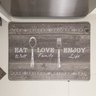Tapete PVC Print 50cm x 70cm Eat Love - 1