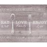 Tapete PVC Print 50cm x 70cm Eat Love - 2