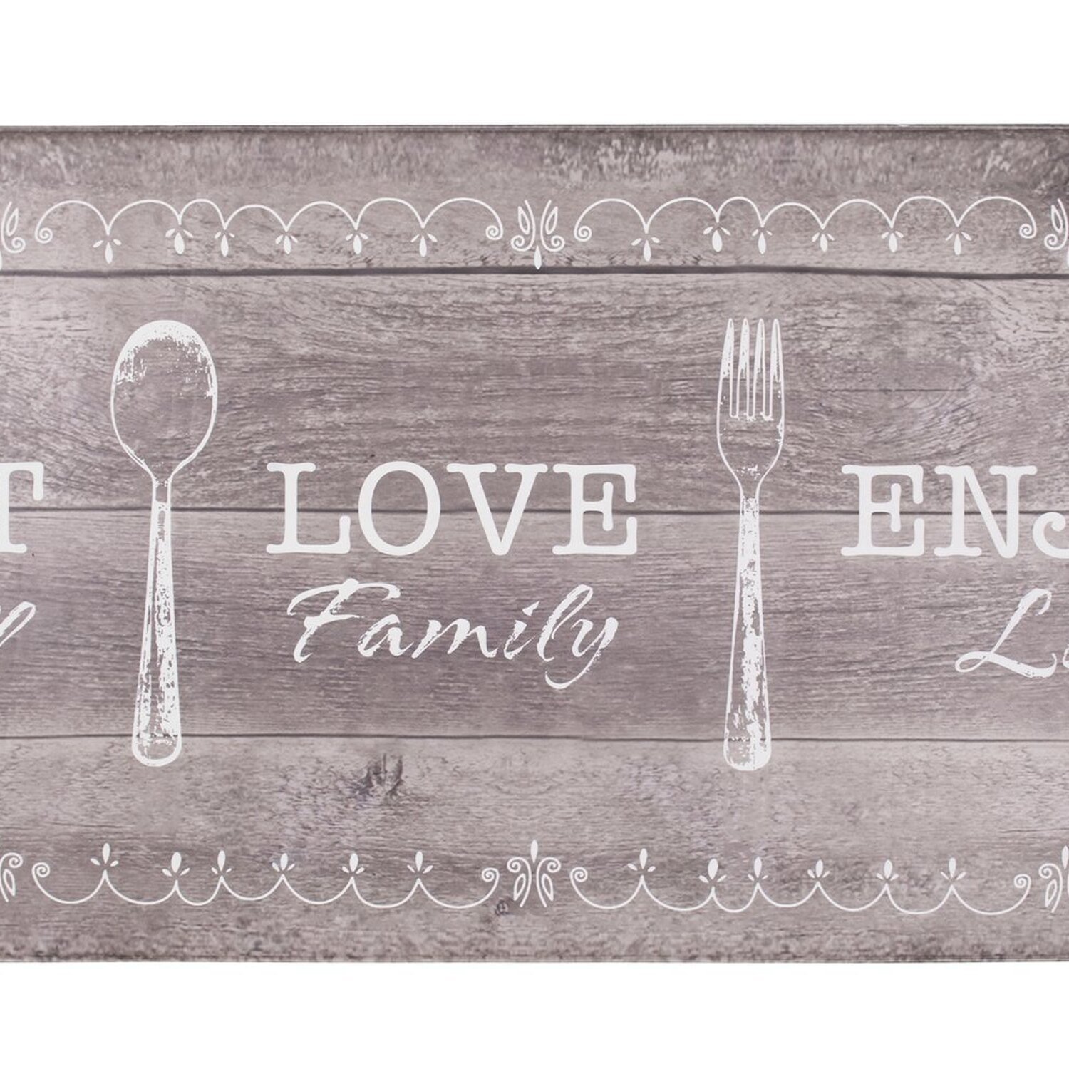 Passadeira PVC Print 50cm x 120cm Eat Love - 2