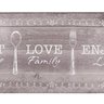 Passadeira PVC Print 50cm x 120cm Eat Love - 2