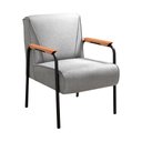 Ver imagem 2 de Kit 2 Poltronas Decorativas Jade Braços Fixo