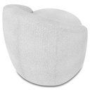 Ver imagem 6 de Poltrona Sala Decorativa Redonda 91cm Steve Boucle Cinza I01 - Mpozenato