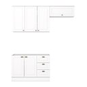 Ver imagem 2 de Cozinha Compacta 3 Peças 100% Mdf Americana