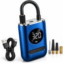 Ver imagem 2 de Mini Compressor de Ar Portátil Digital Recarregável para Pneus, Carros, Motos, Bicicletas Bivolt