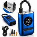 Ver imagem 3 de Mini Compressor de Ar Portátil Digital Recarregável para Pneus, Carros, Motos, Bicicletas Bivolt