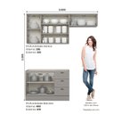 Ver imagem 3 de Cozinha Compacta 3 Peças 100% Mdf Americana