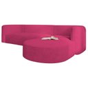 Ver imagem 7 de Sofá Modular Sala de Estar Decoração Luxo 265cm Lado Esquerdo Suede Celinne Luxuoso Yescasa