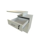 Ver imagem 6 de Escrivaninha Mesa Escritório e Home Office com 4 Gavetas 112cm MDF Branco