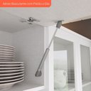 Ver mais imagens de Cozinha Compacta 4 Peças 100% MDF com Tampo para Balcão Pia 120cm Branco HP/Nature Americana