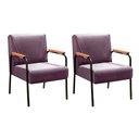 Ver imagem 1 de Kit 2 Poltronas Decorativas Jade Braços Fixo