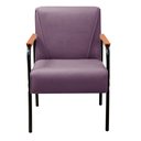 Ver imagem 4 de Kit 2 Poltronas Decorativas Jade Braços Fixo Roxo