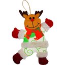 Ver imagem 4 de Kit 24 Pendente Árvore Natal Noel Urso Rena Boneco Neve 19cm