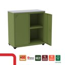 Ver imagem 3 de Armário de Aço 2 Portas 4 Prateleiras com Chave AP406SL