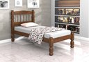 Ver imagem 1 de CAMA PALMO SOLTEIRO MADEIRA MACIÇA COR CASTANHO