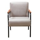 Ver imagem 4 de Kit 2 Poltronas Decorativas Jade Braços Fixo Cinza Capuccino
