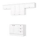 Ver imagem 2 de Cozinha Completa 4 Peças 100% Mdf Americana