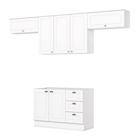 Cozinha Completa 4 Peças 100% Mdf Americana