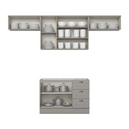 Cozinha Completa 4 Peças 100% Mdf Americana - 4