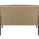 Ver imagem 5 de Conjunto com 2 Poltronas e Namoradeira Decorativa Jade Sala de Estar Marrom