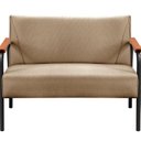 Ver imagem 4 de Conjunto com 2 Poltronas e Namoradeira Decorativa Jade Sala de Estar