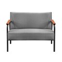 Ver imagem 4 de Conjunto com 2 Poltronas e Namoradeira Decorativa Jade Sala de Estar