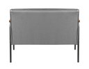 Ver imagem 5 de Conjunto com 2 Poltronas e Namoradeira Decorativa Jade Sala de Estar Cinza