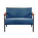 Ver imagem 4 de Conjunto com 2 Poltronas e Namoradeira Decorativa Jade Sala de Estar