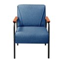 Ver imagem 6 de Conjunto com 2 Poltronas e Namoradeira Decorativa Jade Sala de Estar Azul