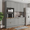 Ver imagem 1 de Cozinha Completa 3 Peças 100% Mdf com Torre Quente Americana