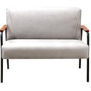 Ver imagem 4 de Conjunto com 2 Poltronas e Namoradeira Decorativa Jade Sala de Estar