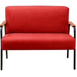 Conjunto com 2 Poltronas e Namoradeira Decorativa Jade Sala de Estar - 4