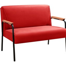Conjunto com 2 Poltronas e Namoradeira Decorativa Jade Sala de Estar - 5