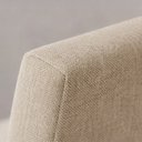 Ver imagem 7 de Kit 6 Cadeiras de Jantar Estofadas Linho Laini Bege Amêndoa Clean/Bege