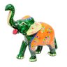 Elefante Indiano 15 Cm Pintado Loja da Índia Elefante Indiano para Decoração - 1