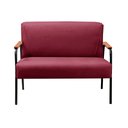 Ver imagem 4 de Conjunto com 2 Poltronas e Namoradeira Decorativa Jade Sala de Estar