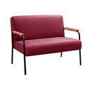 Ver imagem 5 de Conjunto com 2 Poltronas e Namoradeira Decorativa Jade Sala de Estar