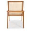 Ver imagem 7 de Conjunto 2 Cadeiras Madeira Maciça Encosto em Tela Assento Estofado Siena