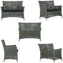 Ver imagem 5 de 2 Sofá Área e Mesa Igapó Alumínio Pintura Marrom Corda Náutica Estofado Impermeável Almofada 12 Tram