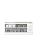 Ver imagem 3 de Cozinha Compacta 2 Peças 100% Mdf com Tampo Americana