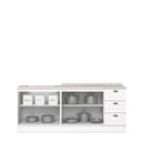 Ver imagem 4 de Cozinha Compacta 100% MDF 2 Balcões com Tampo Americana Branco HP