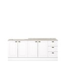 Ver imagem 2 de Cozinha Compacta 2 Peças 100% Mdf com Tampo Americana