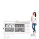 Ver imagem 5 de Cozinha Compacta 100% MDF 2 Balcões com Tampo Americana Branco HP