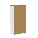 Ver imagem 5 de Armário Alto para Escritório 2 Portas com Chave 159,6cm P25 Pandin Branco/Samba