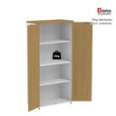 Ver mais imagens de Armário Alto para Escritório 2 Portas com Chave 159,6cm P25 Pandin Branco/Samba