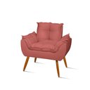 Ver imagem 3 de Kit 03 Poltronas Opala Confortável Sala, Quarto Cor:rosa